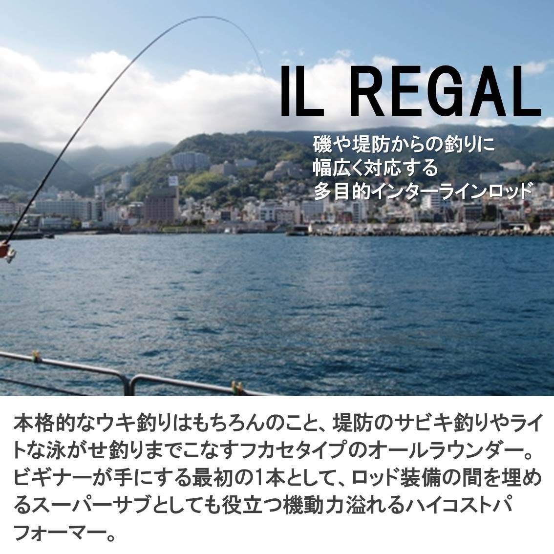 DAIWA IL Regal 1.5-53 (Sea fishing rod for piers and offshore fishing ponds)