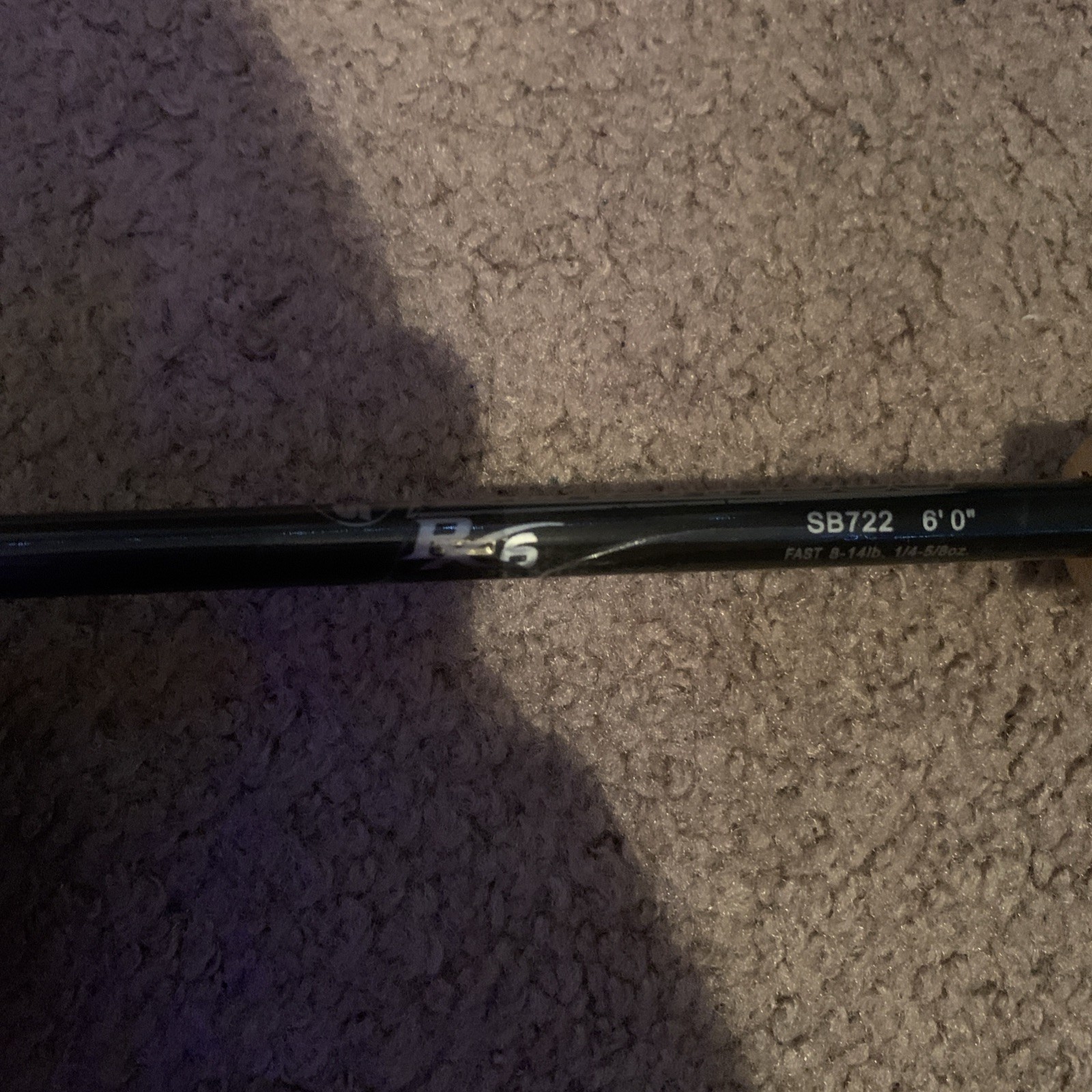 Custom RainShadow RX6 Graphite 8-14lb. 1/4-5/8oz Trolling Rod