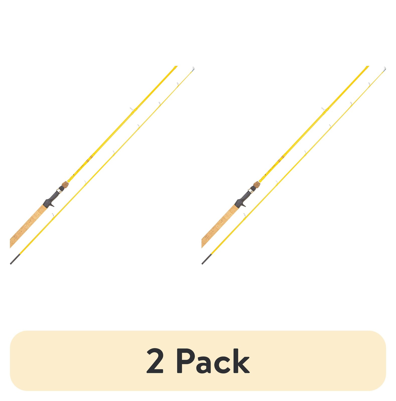 2 pack FL209C2-7’6 2-Piece Featherlight 7’6” Casting Rod