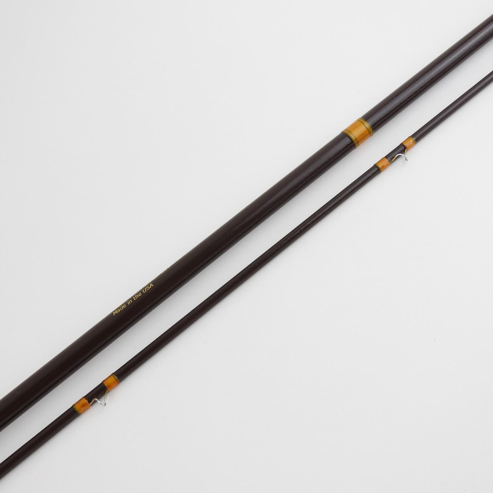 Heddon “President” Fiberglass Fly Fishing Rod. 7’ 6”. 6-7wt. W/ Tube & Sock.