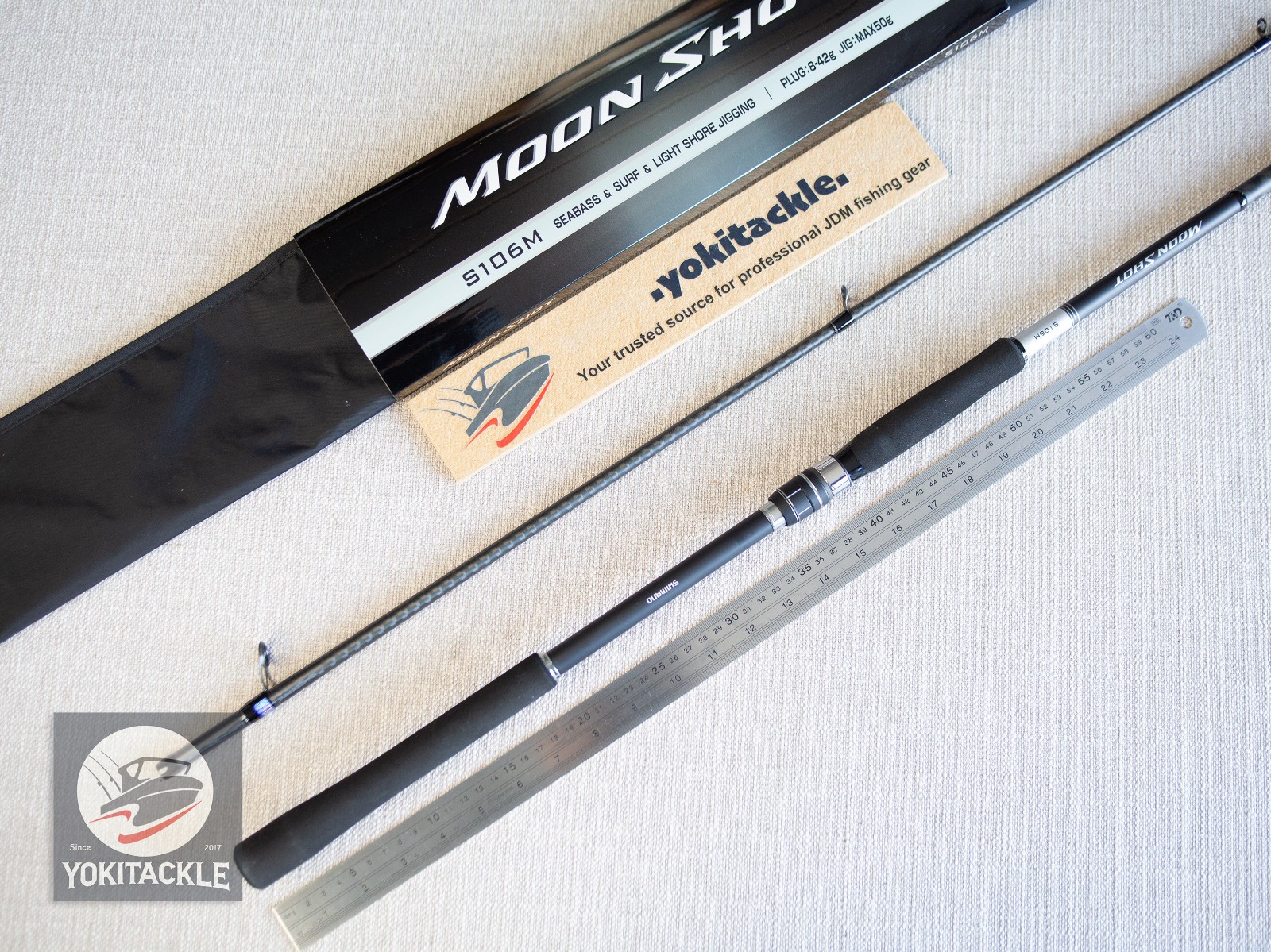 Watch Our Product Video-Shimano 21 Moonshot S106M Spinning Rod