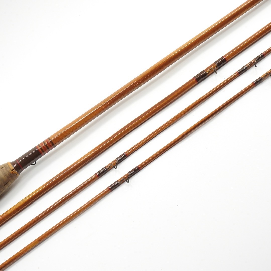 Gene Edwards De Luxe #53 Bamboo Fly Rod. 8’. 3/2. W/ Tube & Sock.