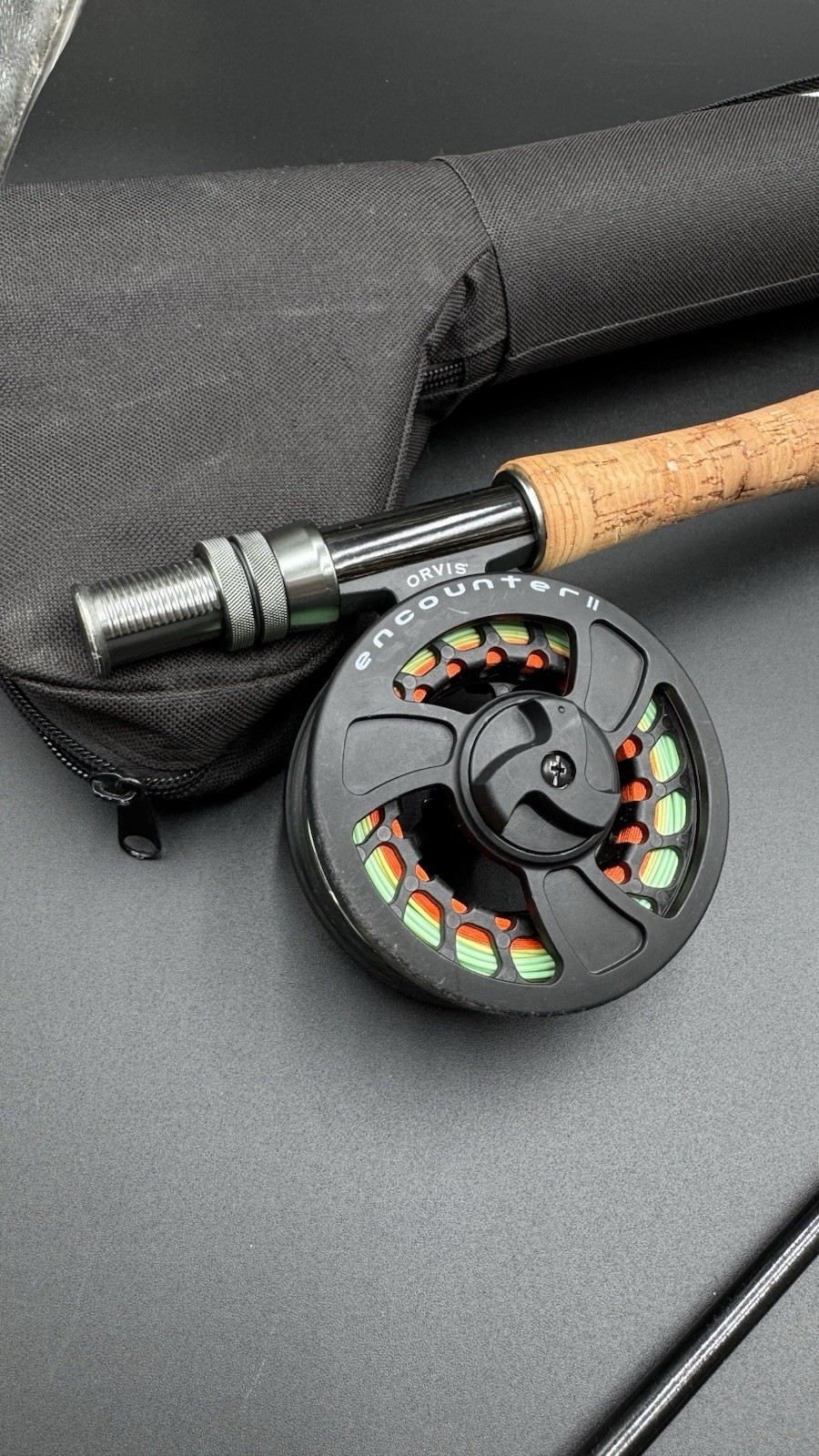 Fenwick NightHawk 9’ 5WT 4-Piece Fly Rod w/ Orvis Encounter II Reel & Case