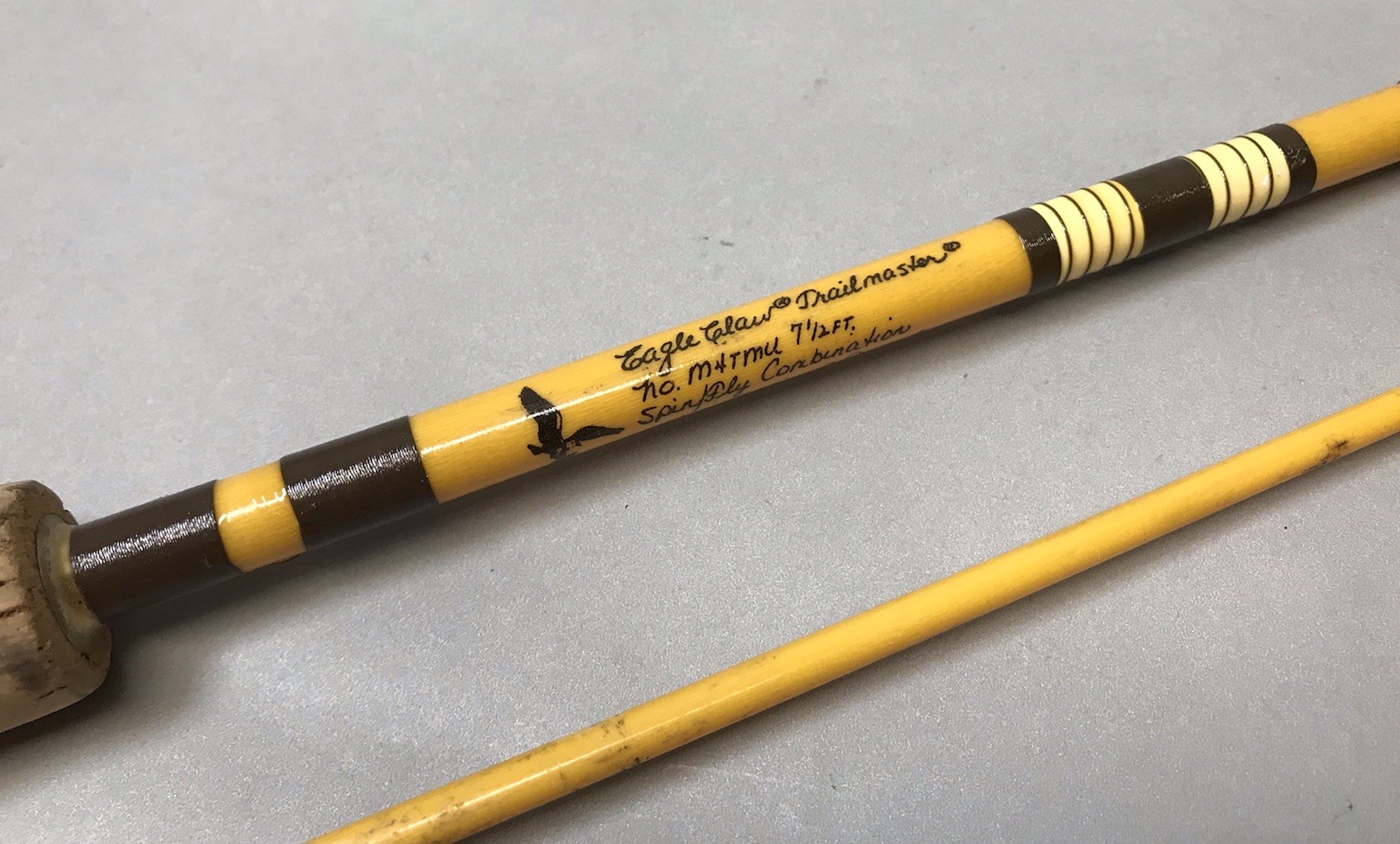 Vintage Wright & McGill Eagle Claw Trailmaster M4TMU 7 1/2ft PARTIAL Rod READ!