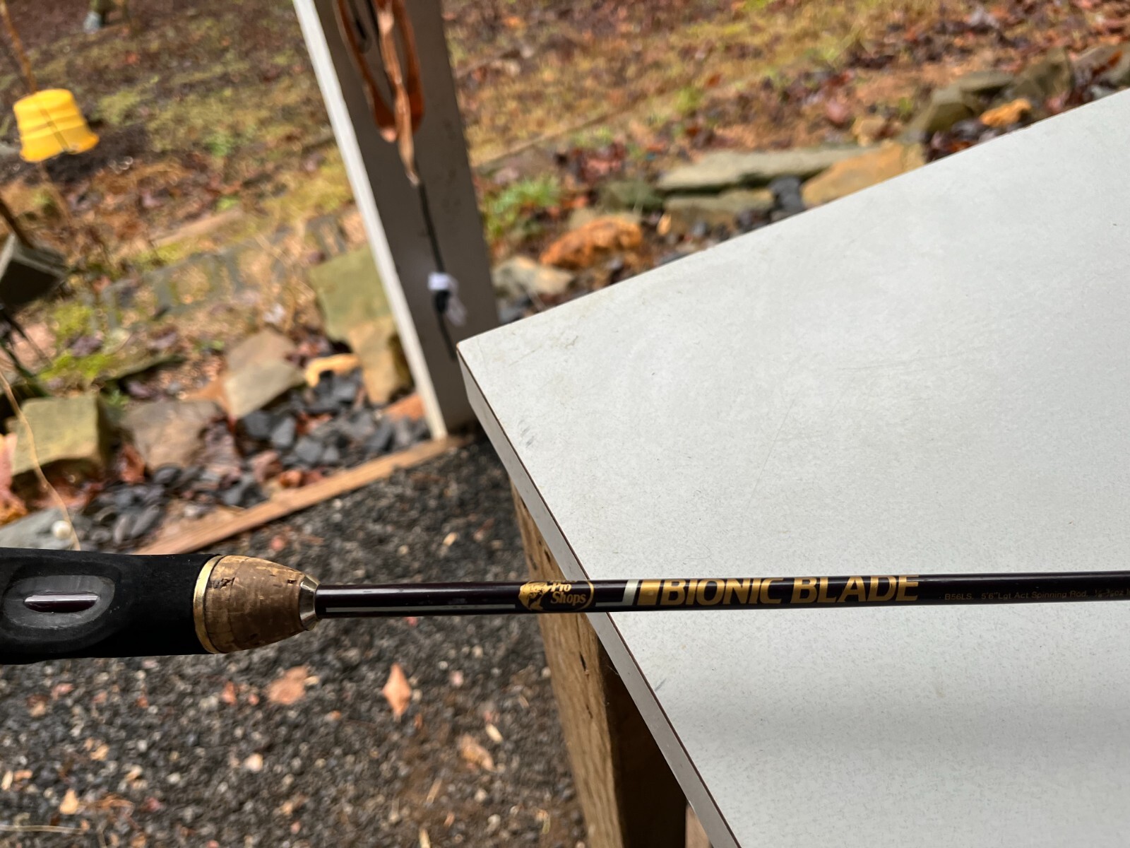 Vintage Bass Pro Shops IM5 Graphite ML56LS Light Action Spinning Rod