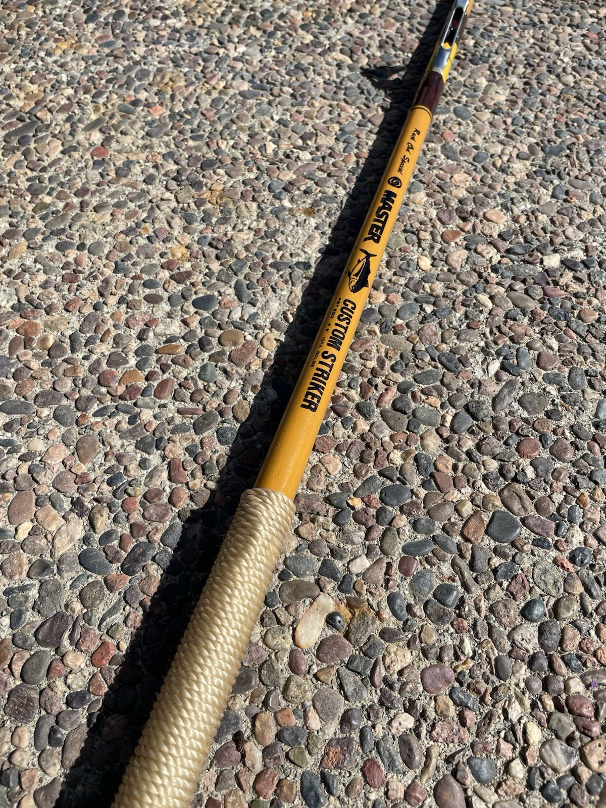 BIG GAME SALTWATER FISHING POLE ROCK COD SPECIAL MASTER CUSTOM STRIKER 80 lbs