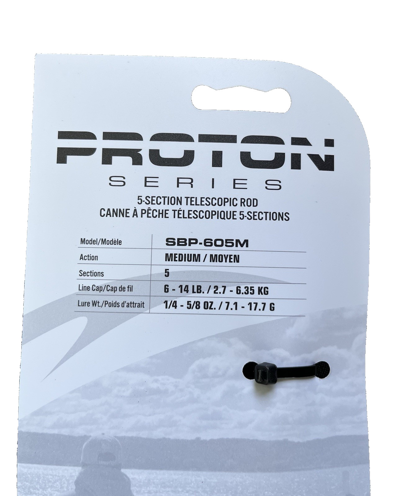 NEW South Bend Proton Telescopic Spinning Fishing med Rod 6′ ft w cork handle
