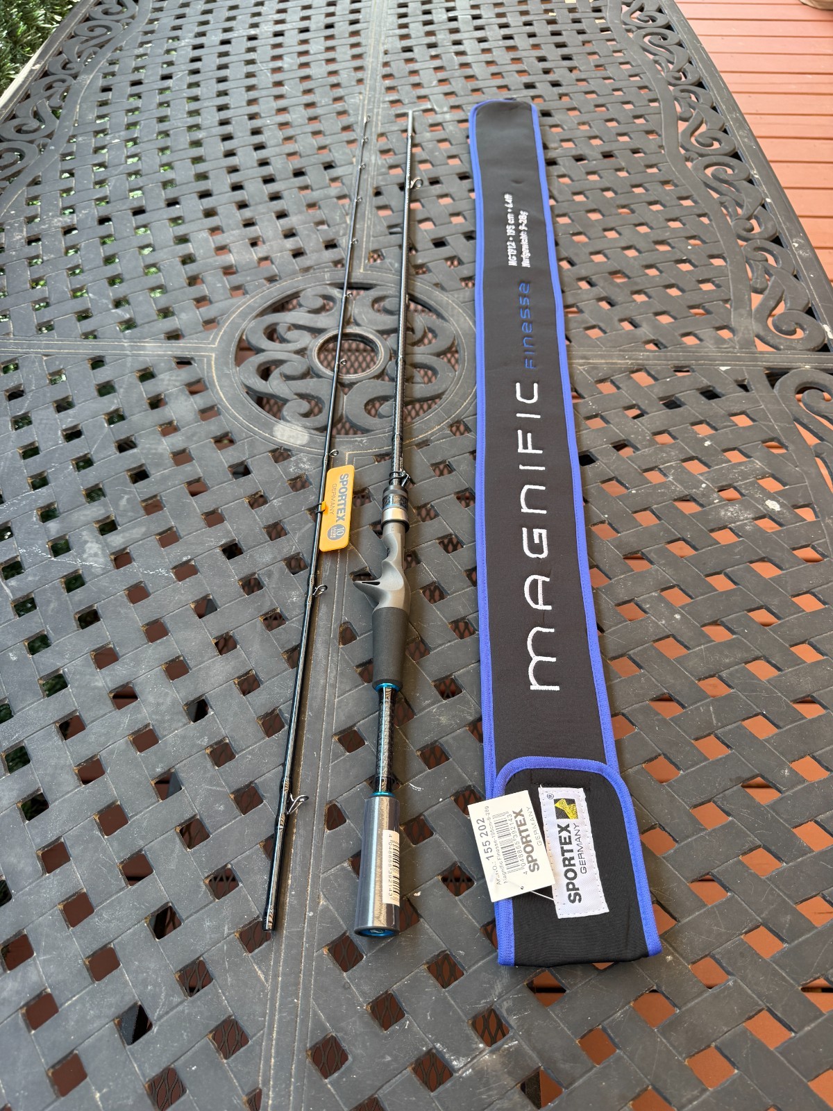 Sportex Magnific Finesse MG 1912, 6’4″, Medium, Fast, 8-14lb, 9-28g, Casting, 2p