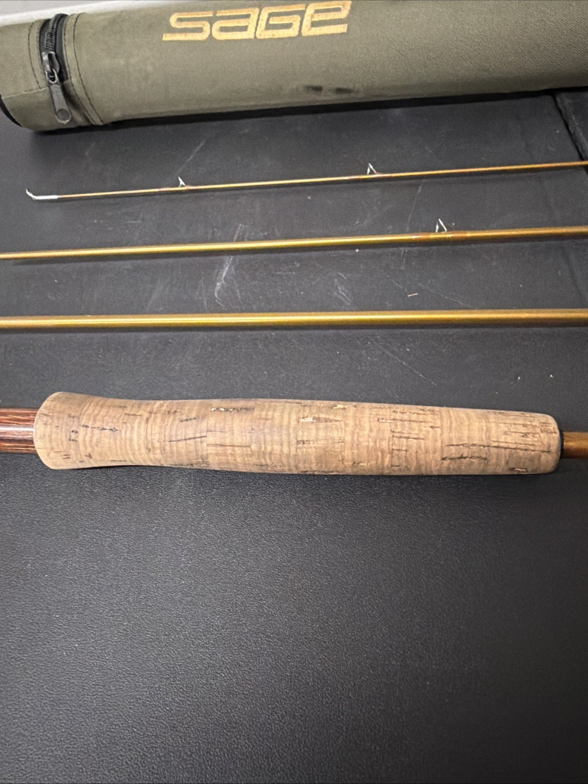 Sage Launch 690-4 Fly Fishing Rod. 9’ 6 Wt. W/ Tube.