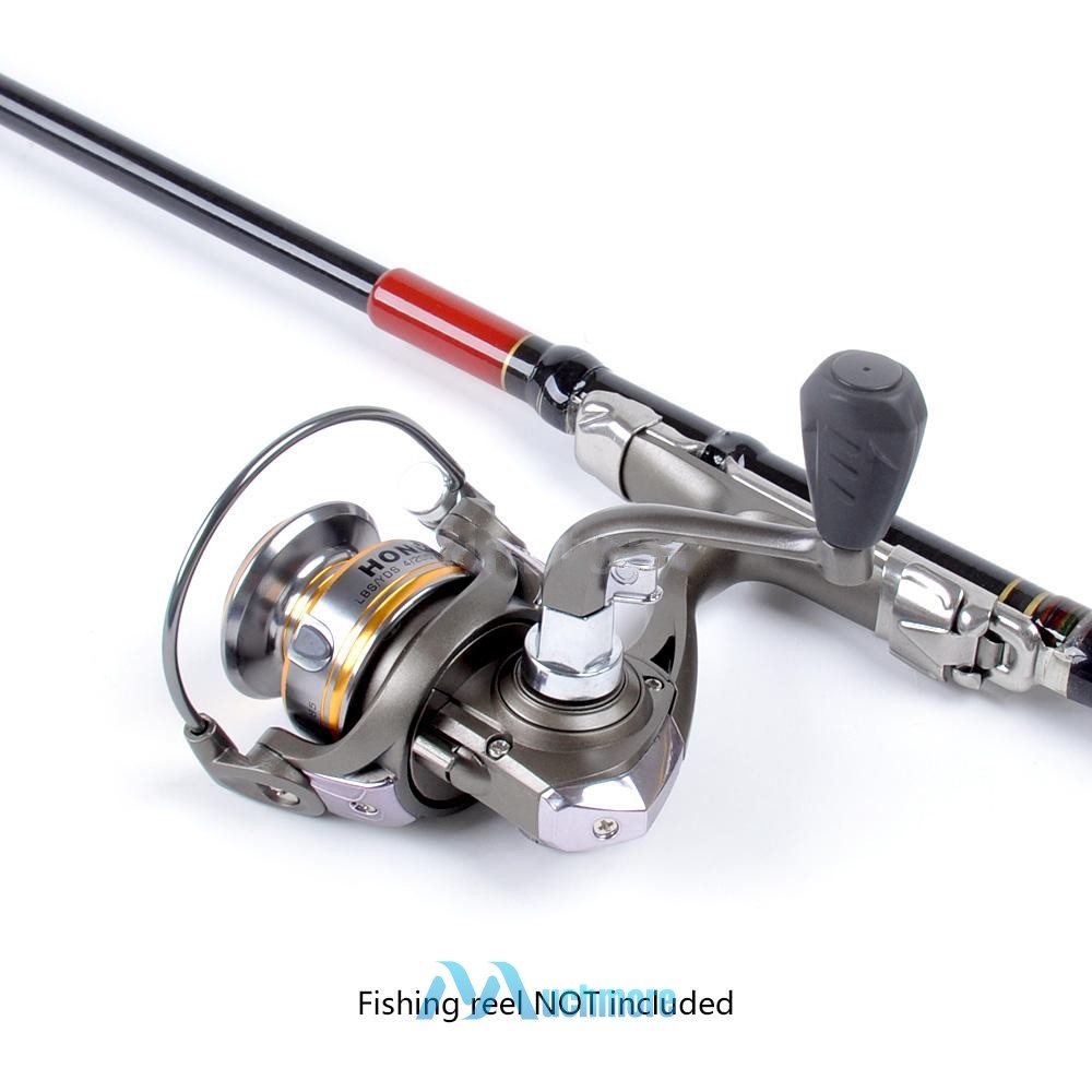 2X Strong Carbon Fiber Telescopic Fishing Rod Sea Travel Spinning Pole 6.9’/2.1M
