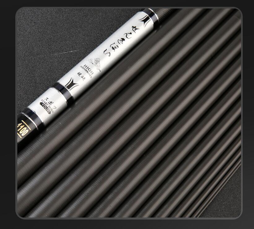 Telescopic Fishing Rod 8m 9m 10m 11m 12m 13m Hard Carbon Fiber Hand Fishing Pole
