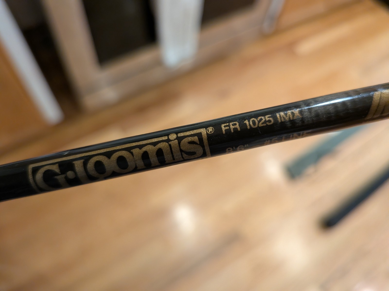 Vintage G. Loomis FR1025 IMX Fly Rod 8’6″ 5WT 2pc w/ Tube & Sock USA