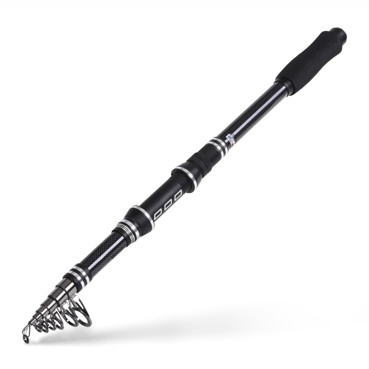 1.8M-3.0M Portable Telescopic Carbon Fiber Spining Rod Fishing Rod Sea Rod