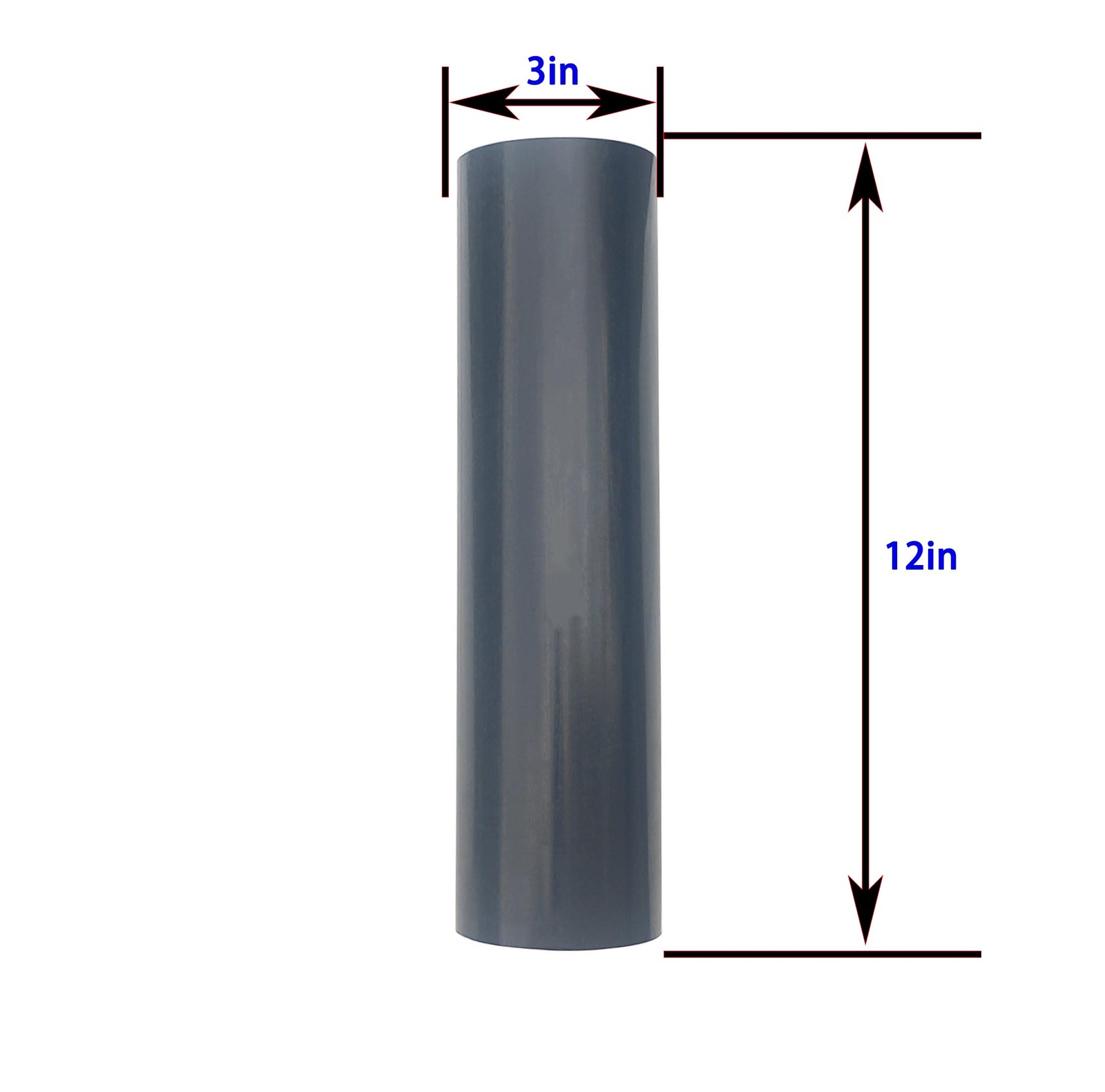 3″ Dia Round Acetal Copolymer Rods 12Inch Length – Standard Tolerance Opaque …