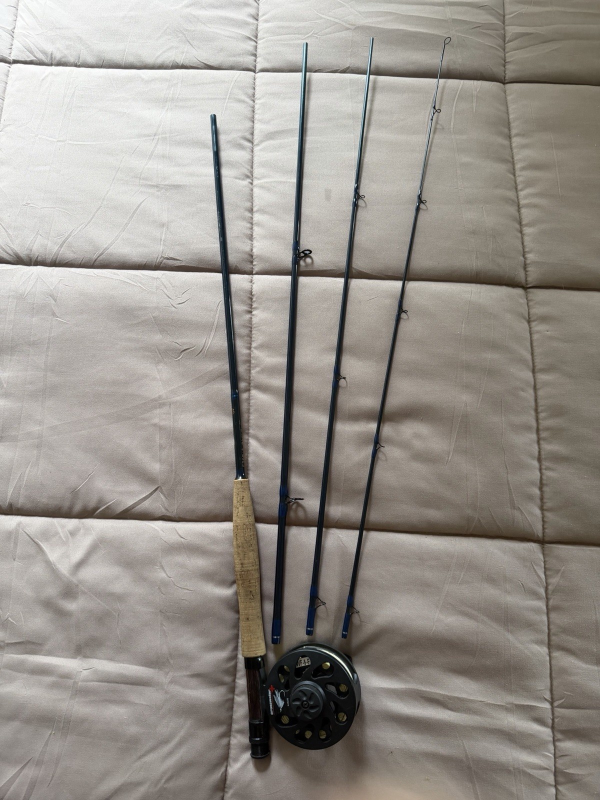 Bill Carnazzo Custom Fly Rod 9’ 5wt 4pc L3 w/ Redington Reel