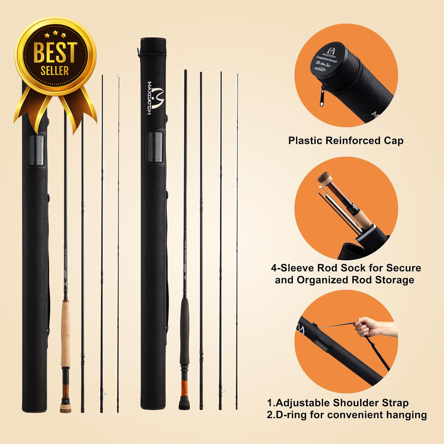 Competition Intouch Nymph Fly Rod for Euro Nymphing Fly Fishing High Performance
