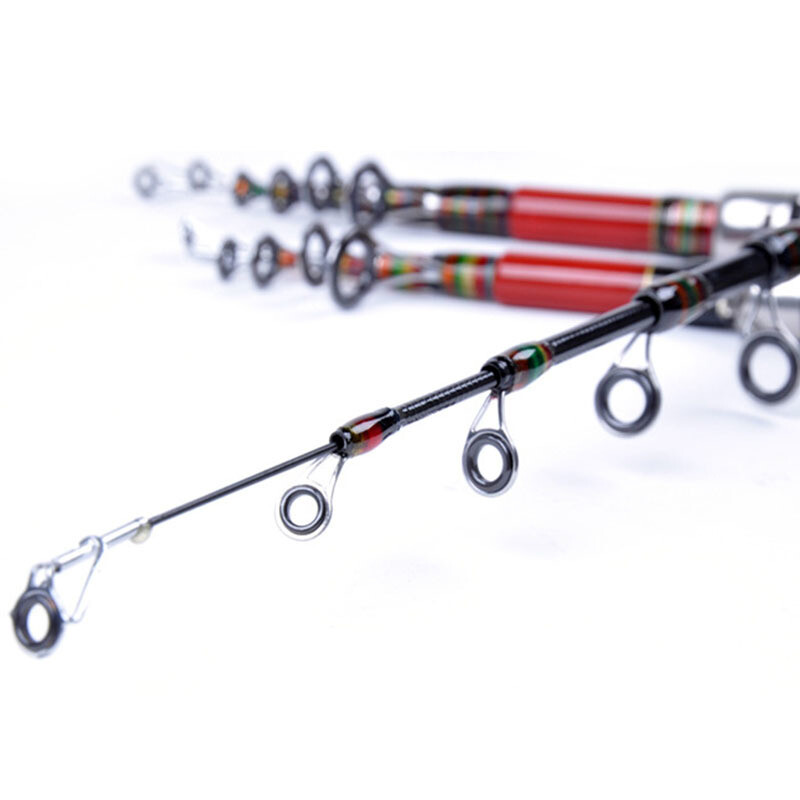 Carbon Fiber Telescopic Fishing Rod Travel Rod for Fishing Beginner and Angler