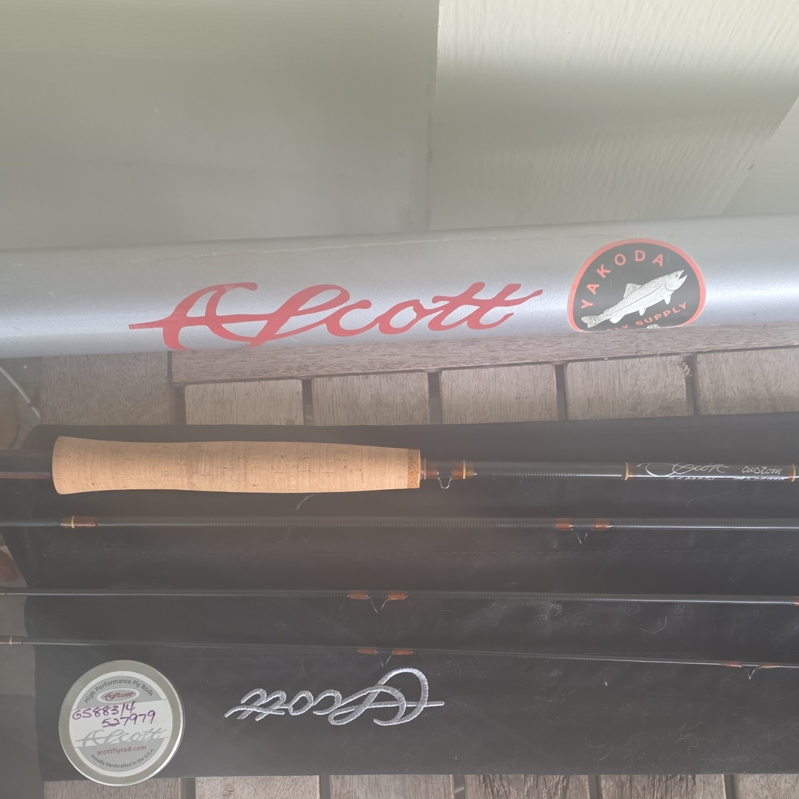 MINT Scott G Series GS883/4 8’8 3wt 4pc Graphite Fast Fly Rod w/ Tube & Sock