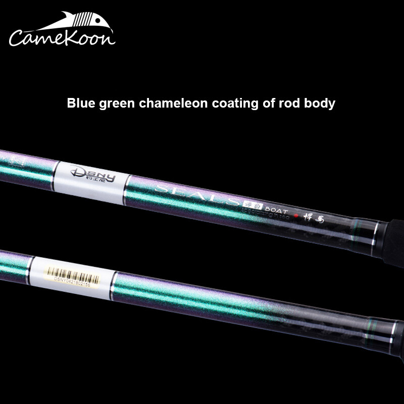 CAMEKOON Boat Rod 7’48”,8’50”,9’51” 2PCS Carbon Deep Sea Heavy-Duty Fishing Pole