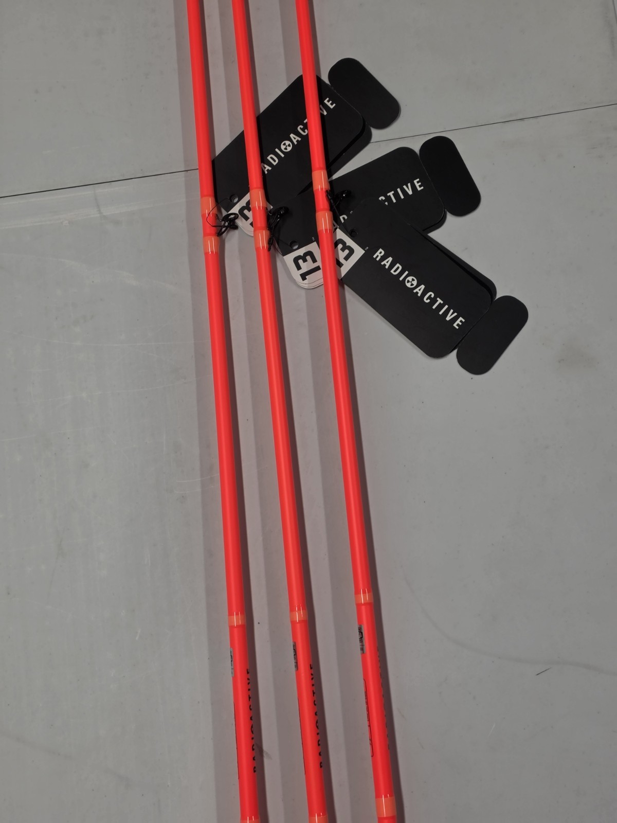 (LOT OF 3) 13 Fishing Radioactive 1 Piece Baitcasting Rods 7’3″ MH Fast