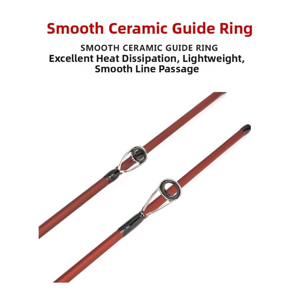 Flexible 1 4m Four Section Fishing Lure Rod for Various Freshwater Fish