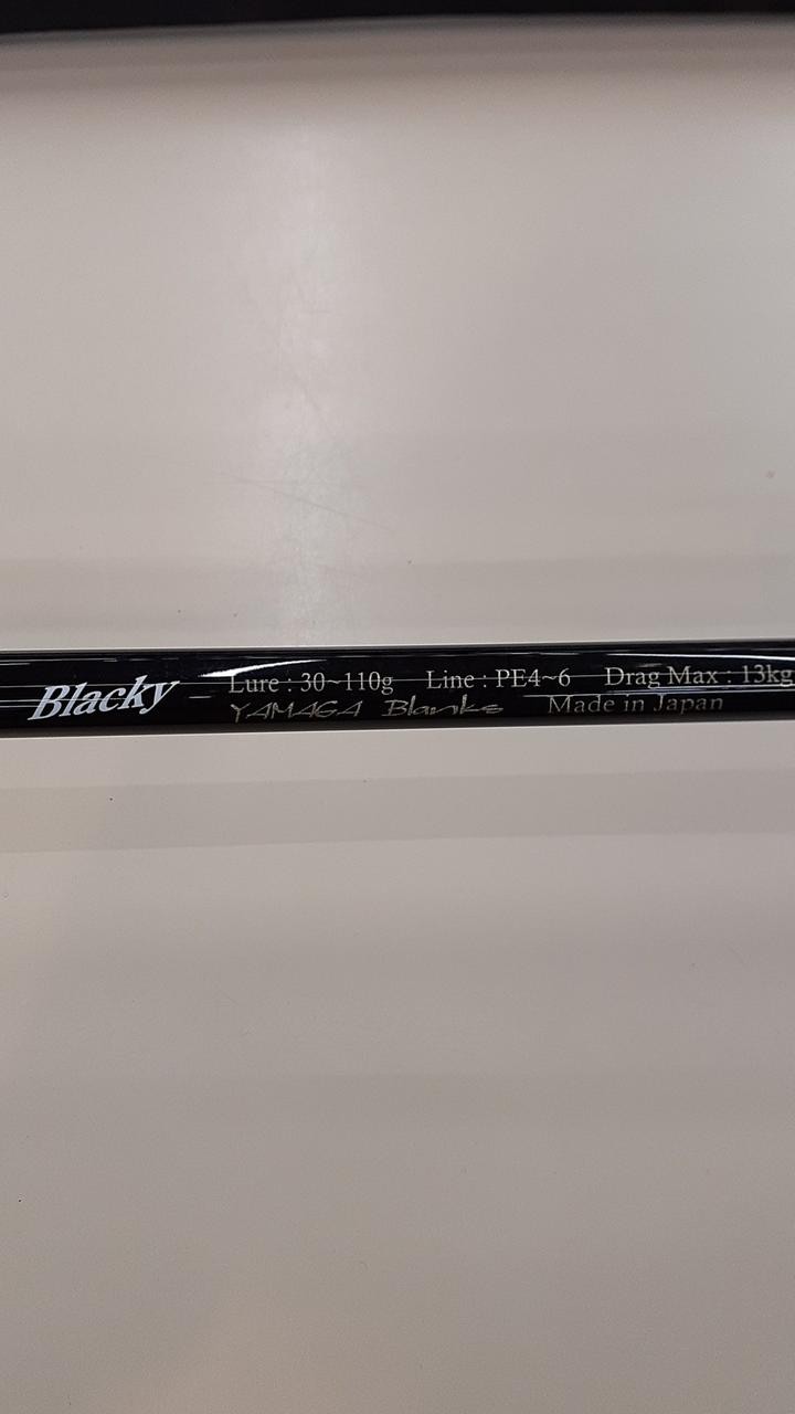 Yamaga Blanks Blue Sniper 81/6 Blacky Jigging Rod 2-Piece, 31in/79cm, Used