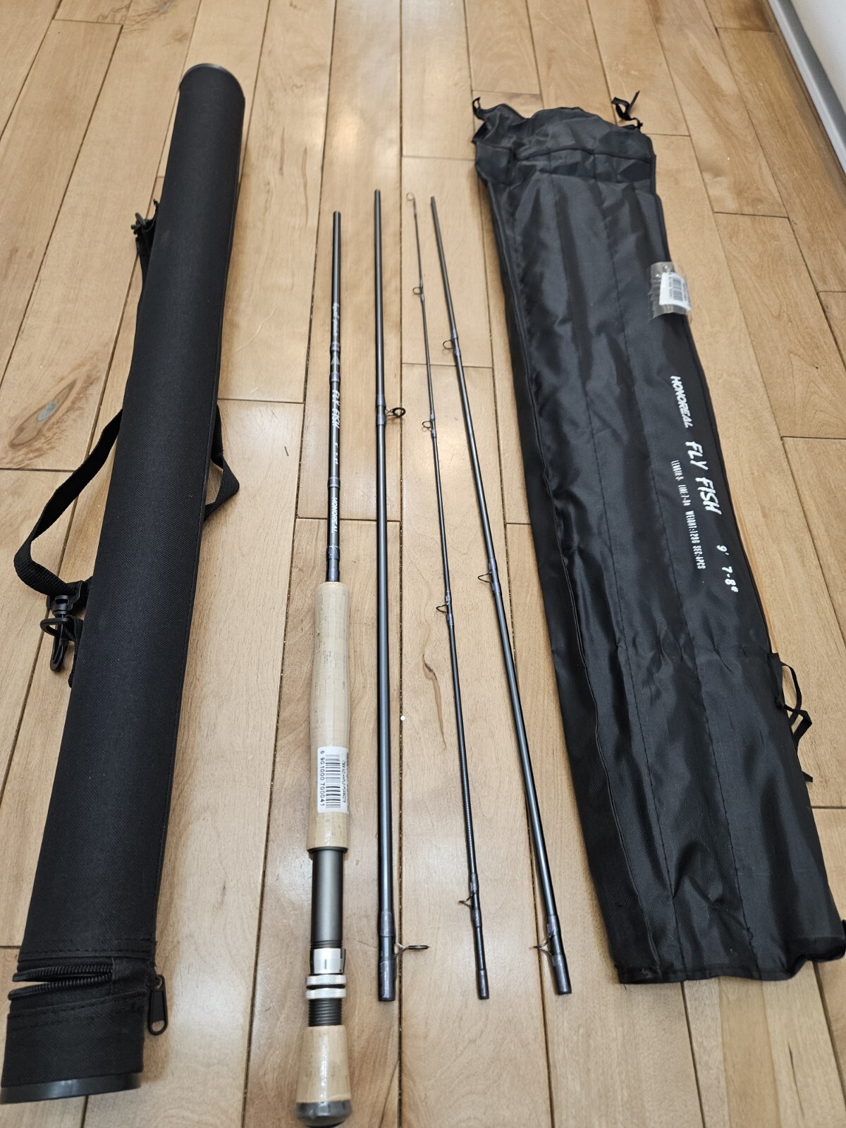 Honoreal Fly Rod 9ft 7/8wt With Carry Tube 4 Piece Fly Rod
