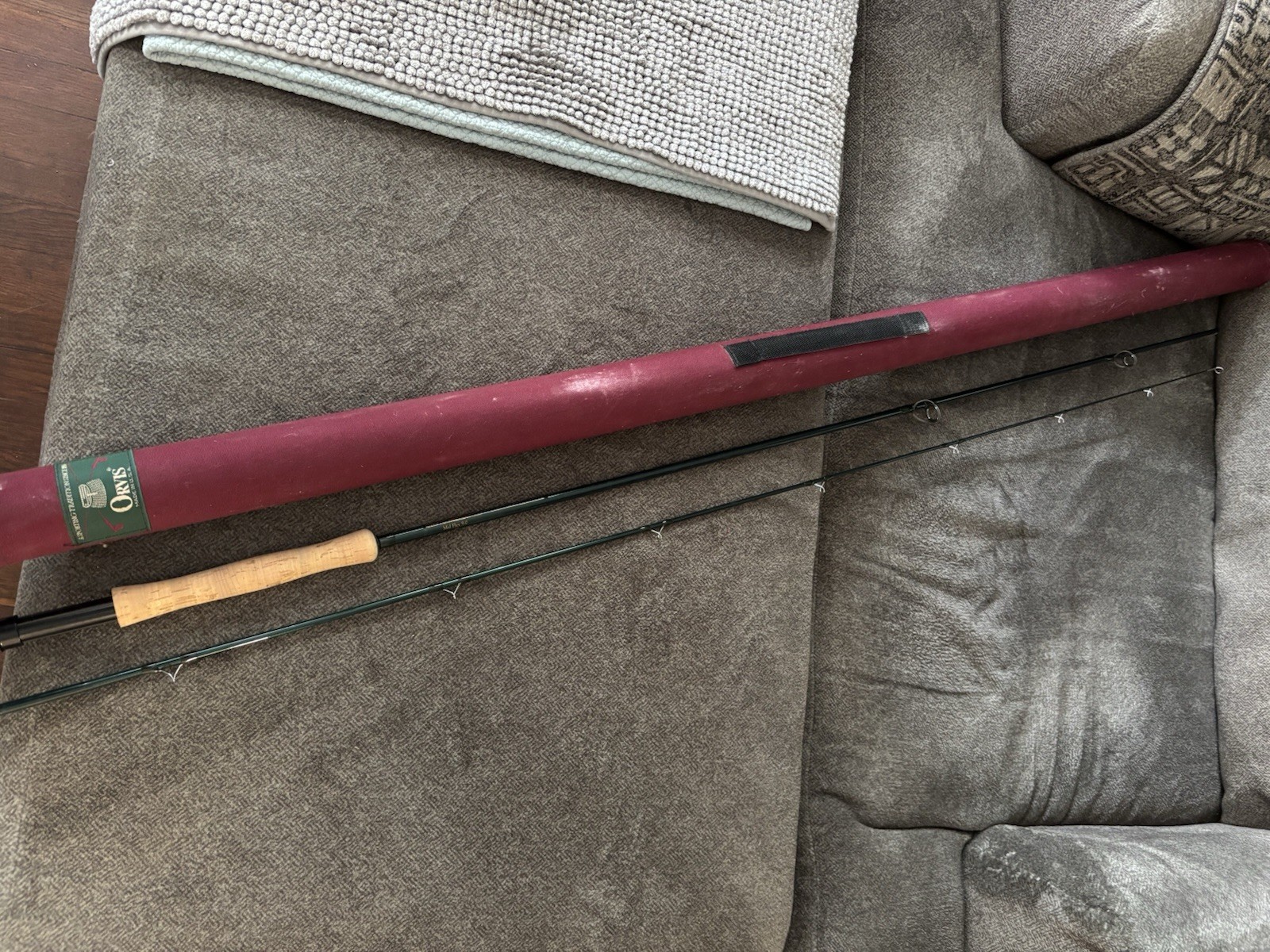 Orvis Trident TLS Fly Rod 9ft 11wt 2pc Graphite/Cork w/ Rod Tube