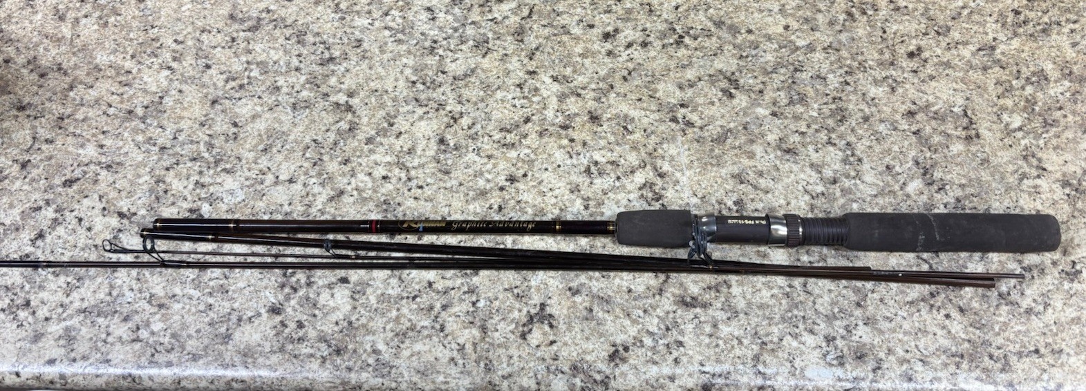 RARE Ultralight GRAPHITE Spinning ROD. 7 FOOT 6 INCH 2-8 # Kunnan Spiraltech