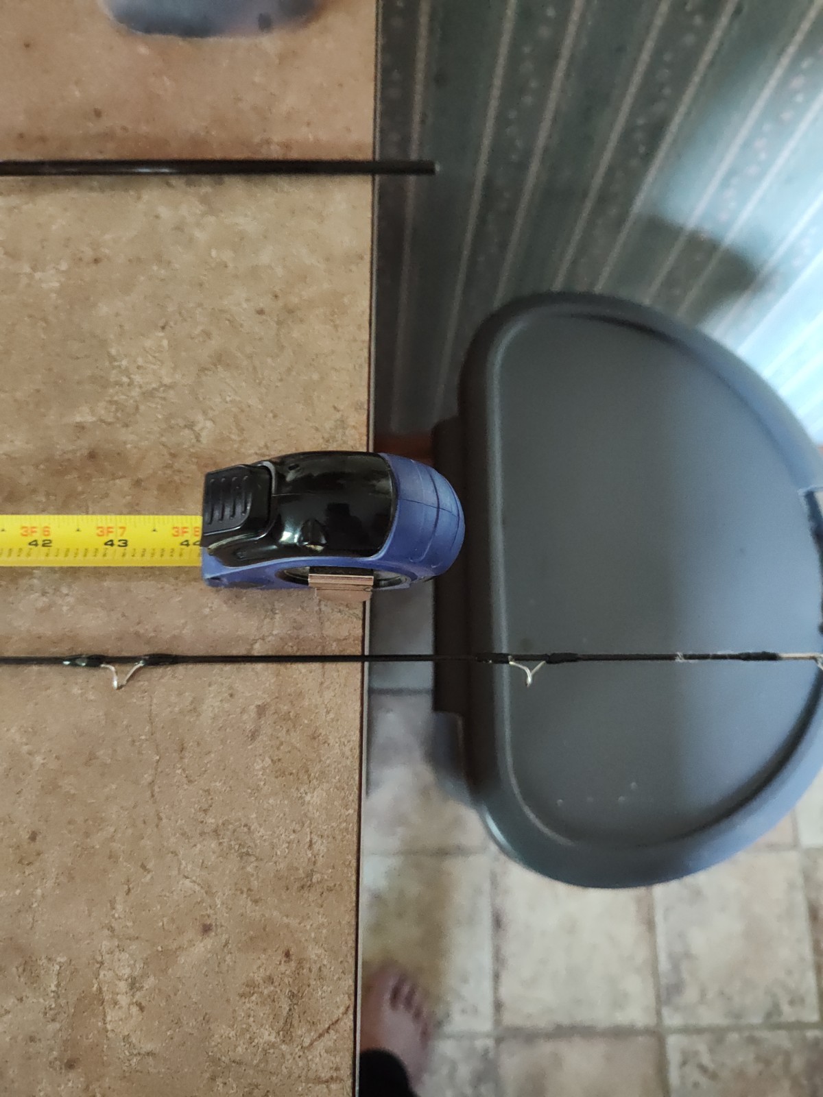 8 Ft 3 Inch Ultra Lite Spinning Rod Combo, Homemade, Custom Made.