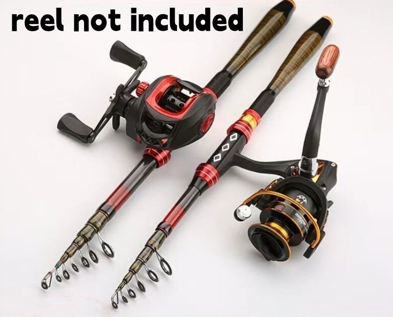 Telescopic Fishing Rods Spinning Casting Rod Carbon Fiber Rod Bass Ultra Light