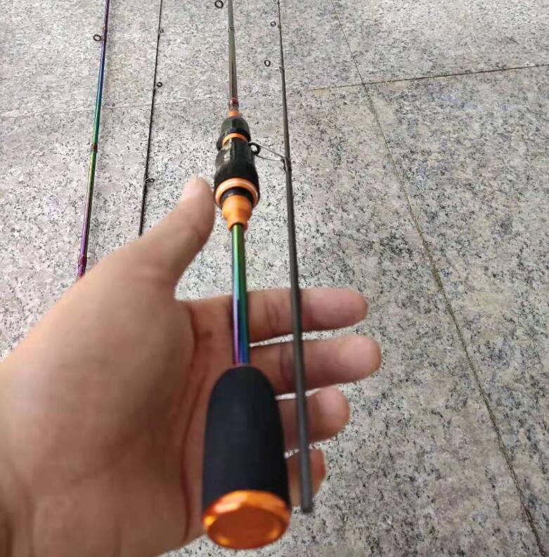 Fishing Spinning Rod 1.68M/1.8M Carbon Fiber 2Tips Lure Pole Casting Fishing Rod