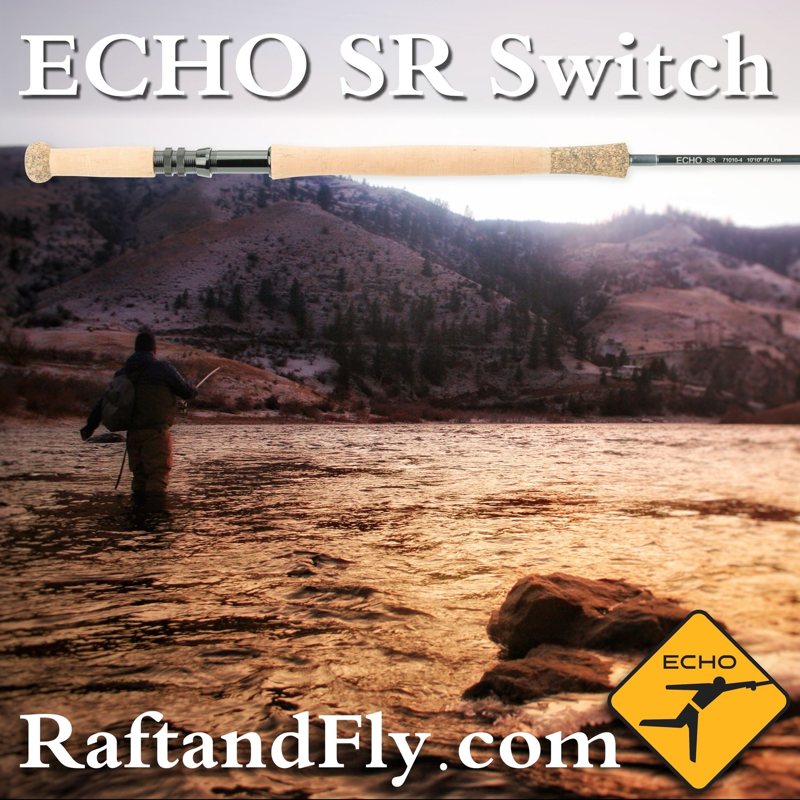 Echo SR 3wt Switch Trout Spey – Lifetime Warranty – FREE SHIPPING