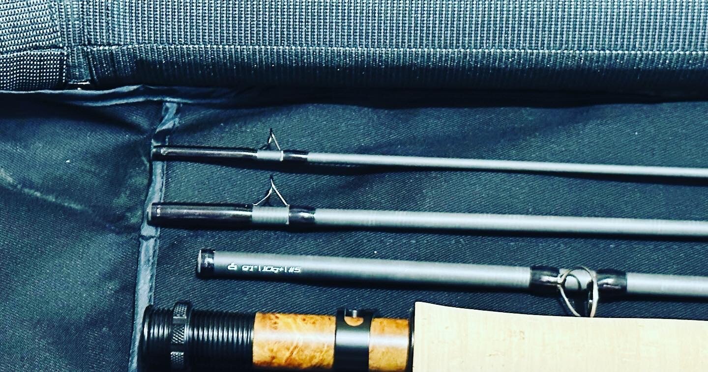 Nam Single Hand 4 Piece 9′ 1 Trout Fly Rod 10g #5 with Bag & Travel Tube