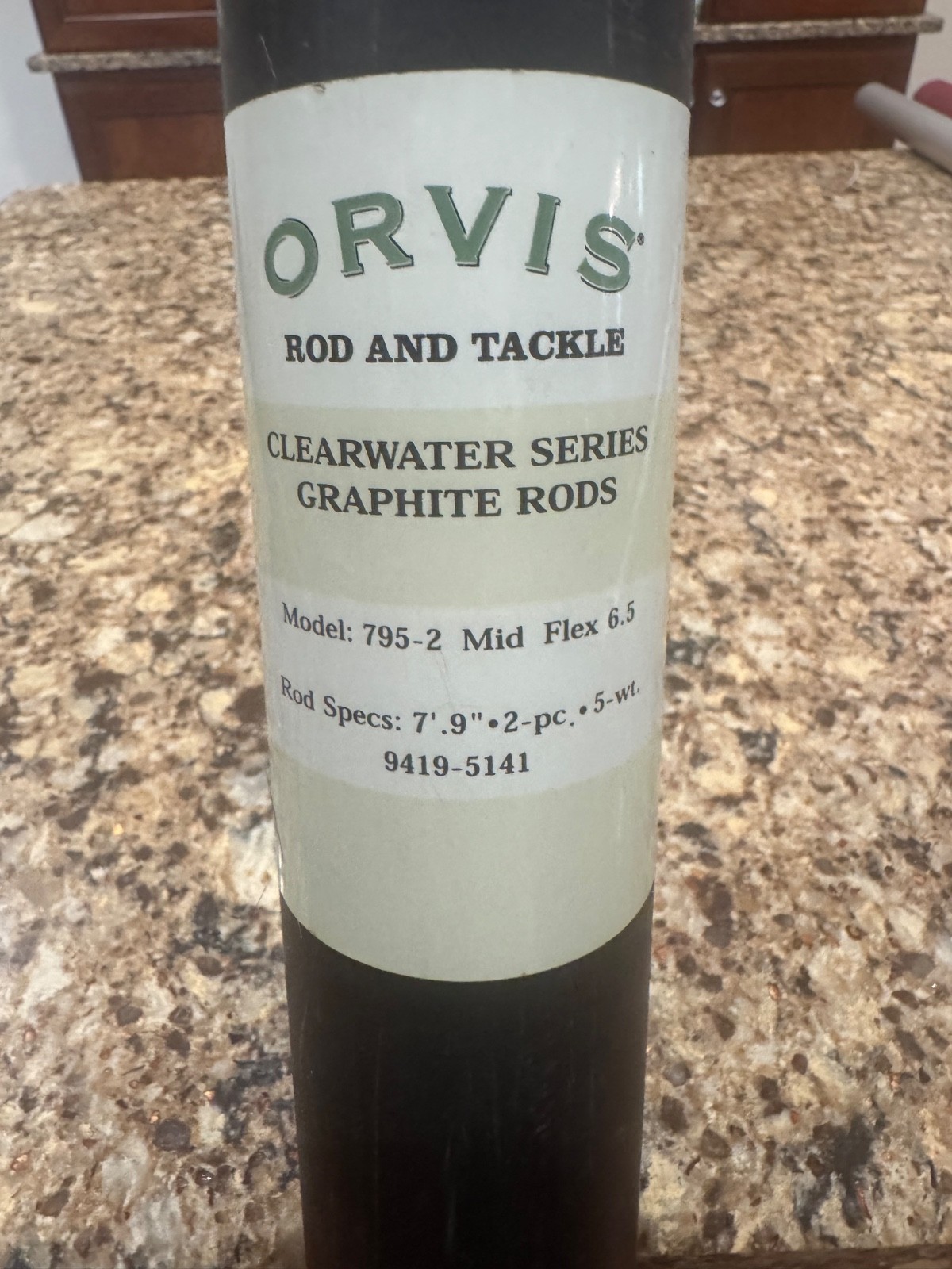 Orvis Clearwater Graphite Fly Rod – 7’9” 5WT 2-Piece (Model 795-2 Mid Flex 6.5)