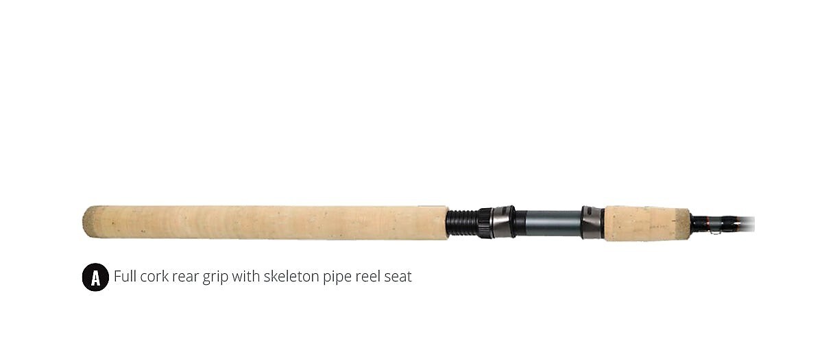 Okuma SST “a” Cork Grip Spinning Rod 7′ 0″ 2 Piece Medium Light SST-S-702MLa