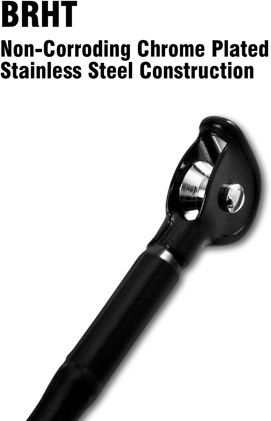 Bent Butt Fishing Rod 2-Piece Saltwater Offshore Trolling Rod Big Game Roller Ro
