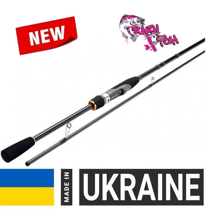 Crazy Fish Arion ASRE832LT (4-18g 253cm) Fast Action Carbon Spinning Rod