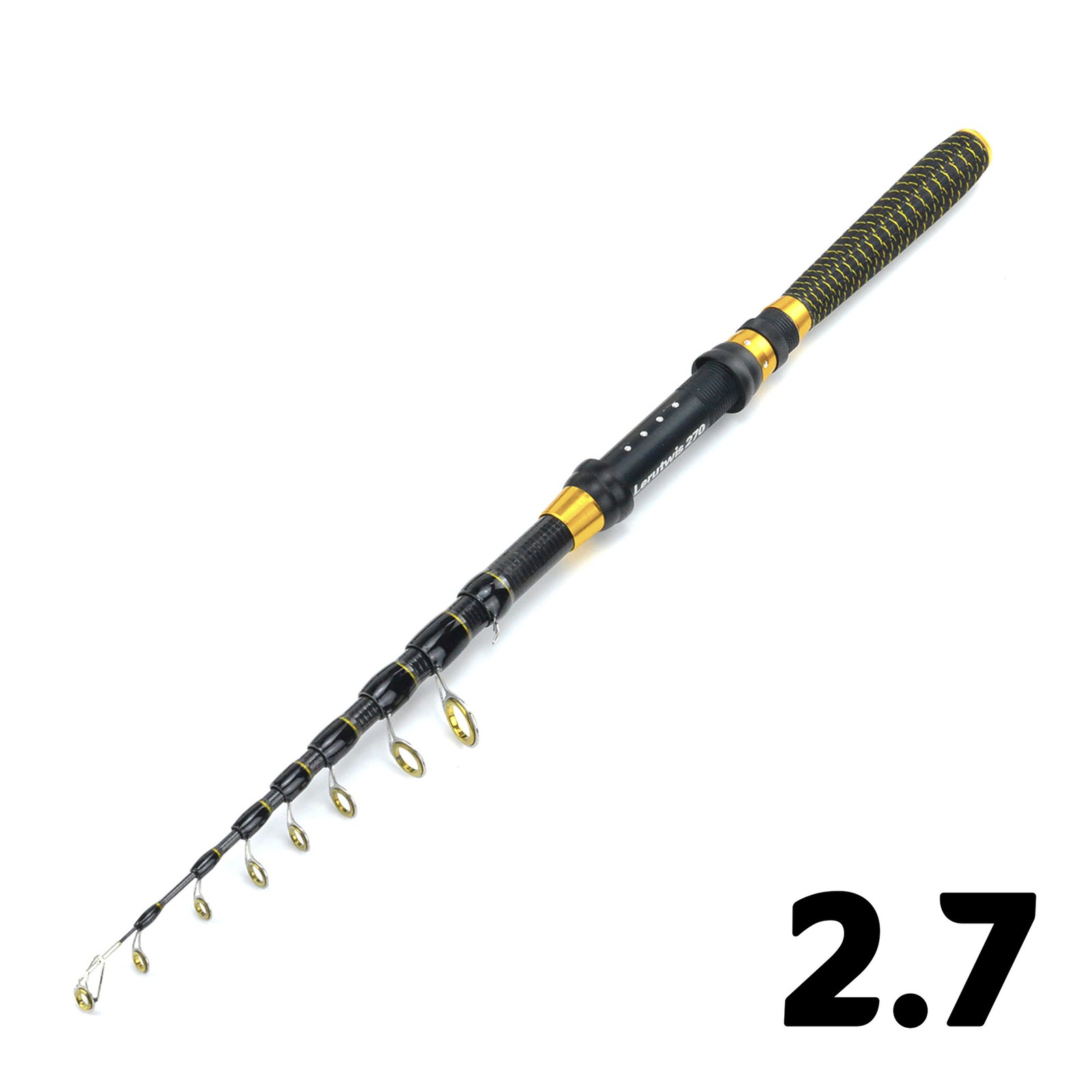 1.8m-3.0m Carbon Fiber Rod Portable Fishing Rod Lightweight Design Super Hard