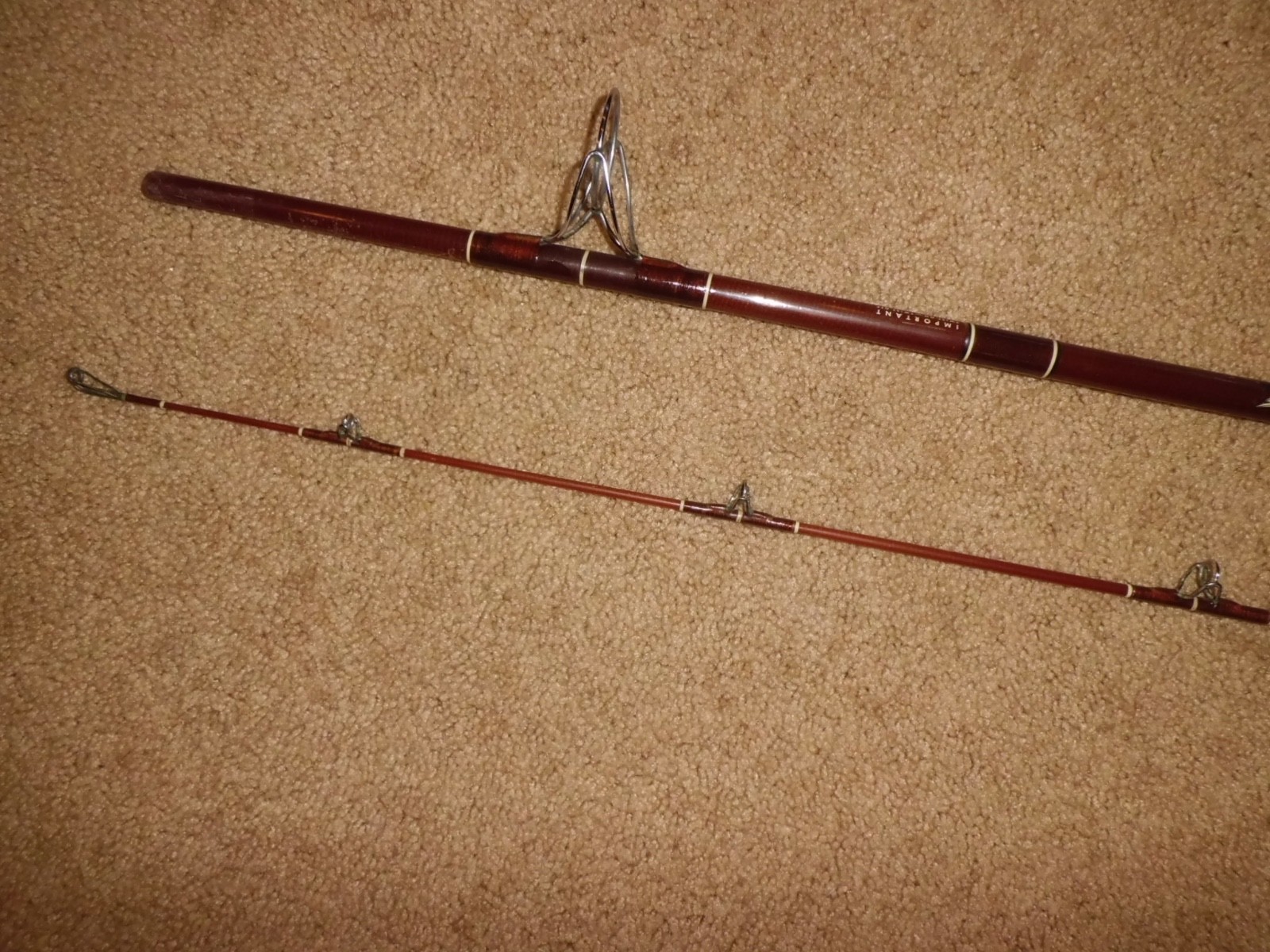 Vintage FENWICK Feralite PLB79 Spinning 7’9″ Rod made in USA- 8-20 lb