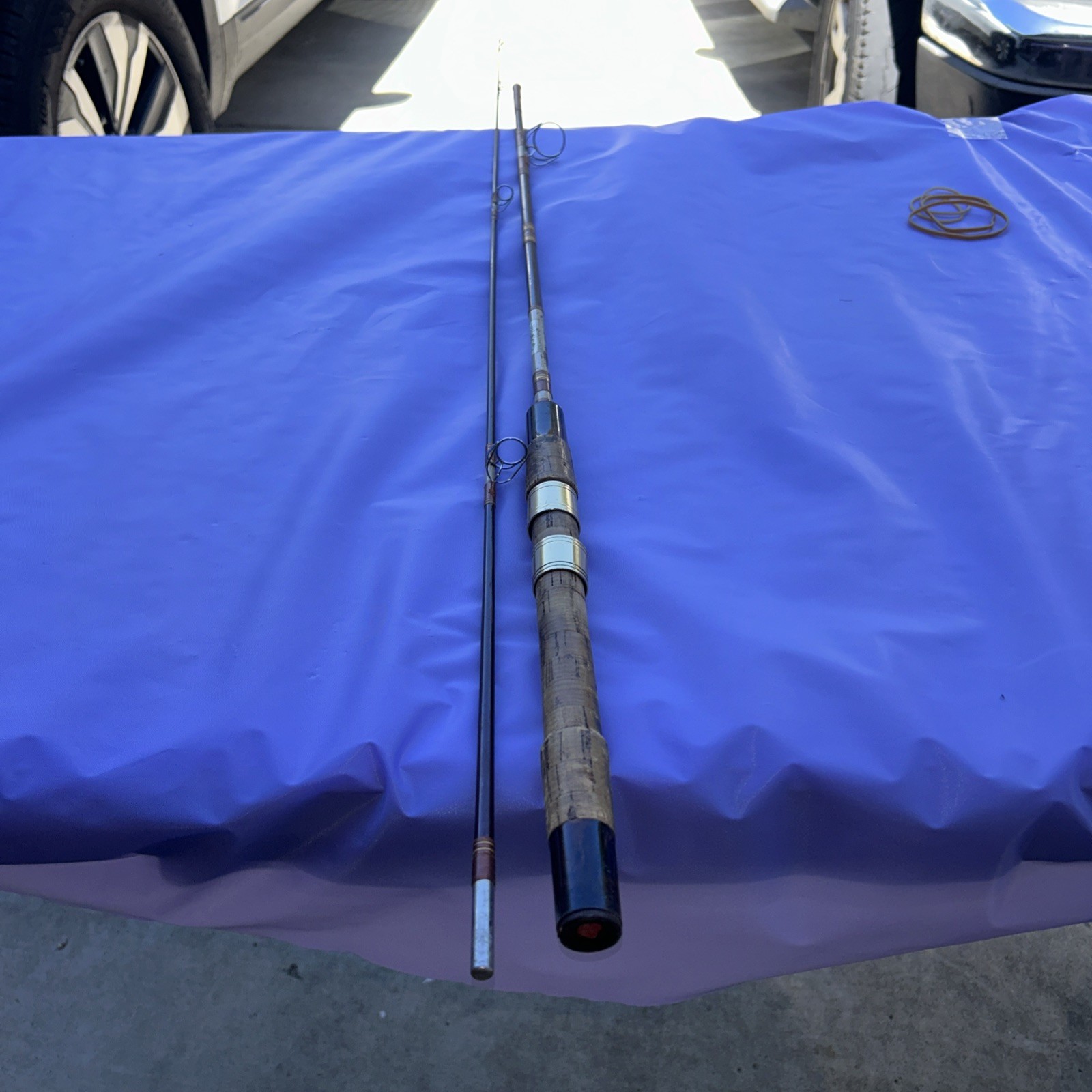 Vintage Garcia 2504 B 6 1/2 Ft fast taper light action 2 Piece Spin fishing rod