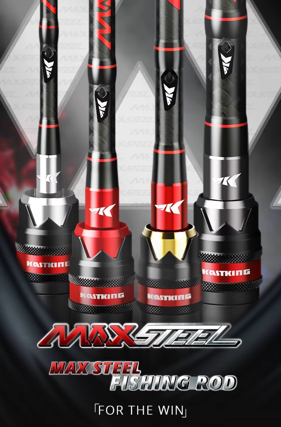 KASTKING MAXSTEEL Fishing Rod Sea Saltwater Freshwater Fishing Rods Cast & Spin