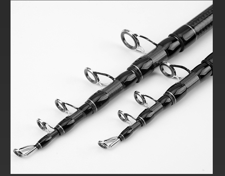 Telescopic Fishing Rod Carbon Fiber Durable High Sensitive Rods Fast Action Pole