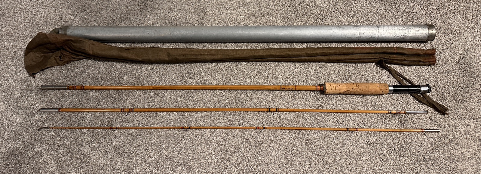 Shakespeare Split Cane Bamboo Fly Rod – 8 1/2’ – 3 Pc