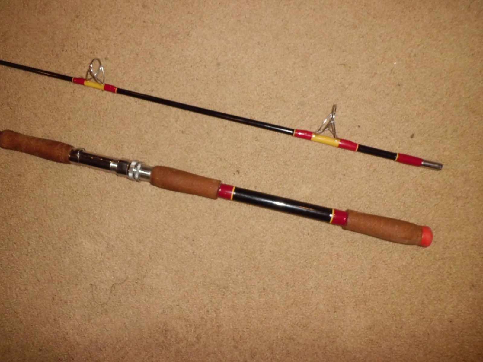 Vintage HARNELL Surf Spinning 10′ Rod made in USA