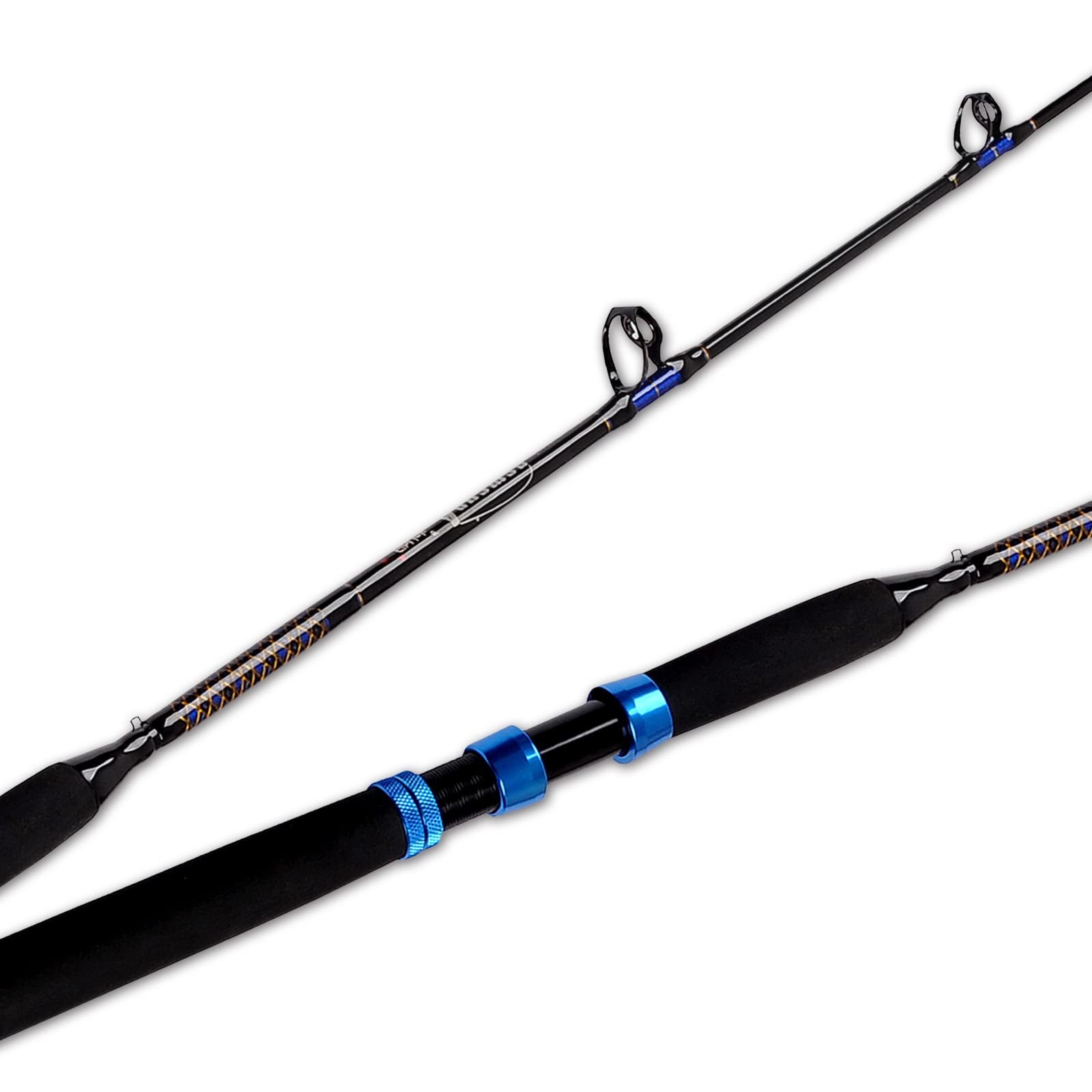 6ft Saltwater Offshore Graphite Fishing Rod – 30-120 lb Conventional Spinning