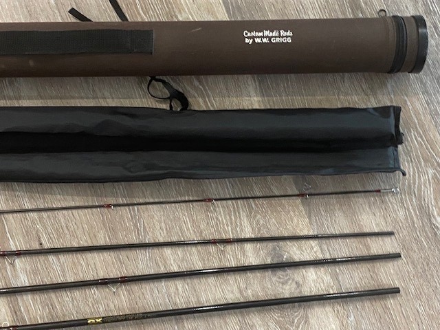 W.W. Grigg Custom Made GX904-5 9′ 5-6 wt Line 4 Pc Fly Rod W/ Case