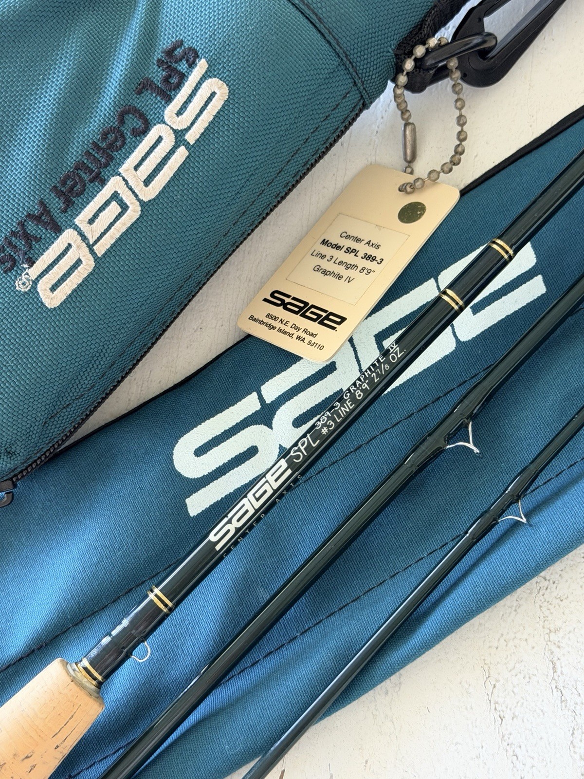 **BEAUTIFUL**🔥~RARE~ SAGE SPL Center Axis 3wt 8’9”in~3pc Rod & Reel ~LEGENDARY~