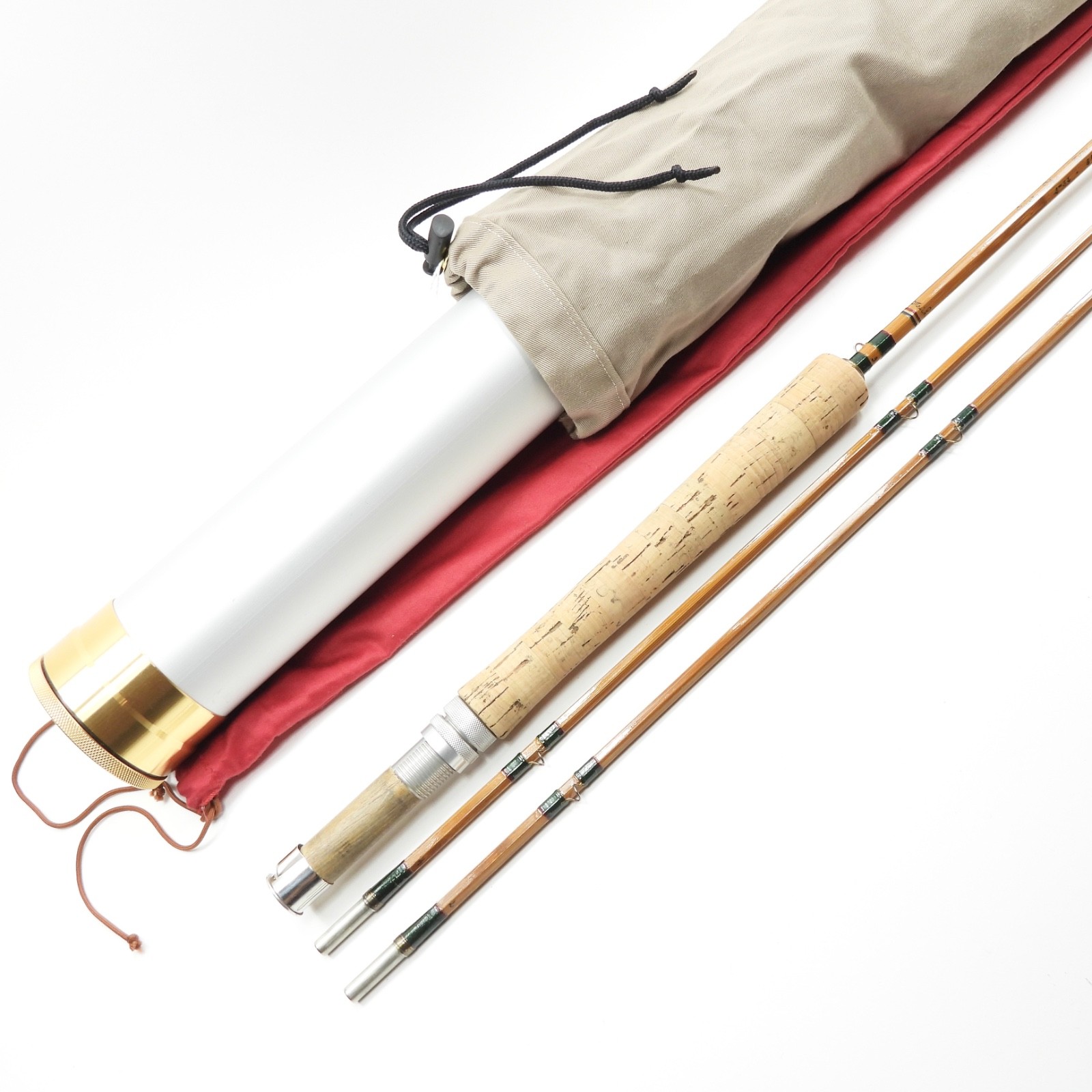 Pezon Ritz Parabolic PPP “Power Plus Type Creusevaut” Bamboo Fly Rod. 8’ 3”. 6-7