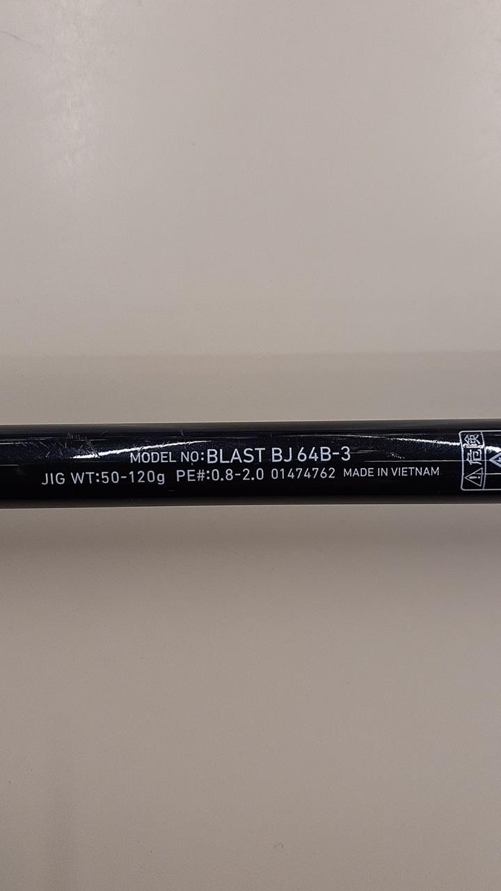 Daiwa BJ64B-3 Jigging Rod 6.4ft (193cm) 2-Piece 140g Fishing Equipment